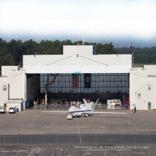 Vorgefertigte Sandwich -Panel -Stahlrahmenherstellung Flugzeuge Hangars Gebäude